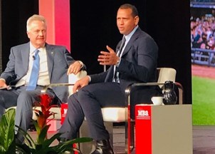 <p>Alex Rodriguez knocks it out of the park at Mortgage Bankers Association event</p>