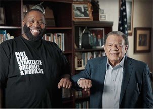 <p>Andrew Young and Michael 'Killer Mike' Render collaborate on a Black-Owned Bank To Combat Systemic Racism</p>