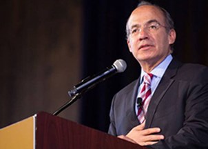 <p>Felipe Calderon is a go-to voice on sustainability and climate change</p>