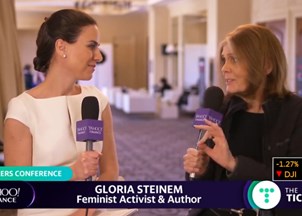 <p>Gloria Steinem makes headlines at the MAKERS Conference </p>