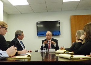 <p>Commissioner Bratton shares key tips on leadership style with HWA</p>