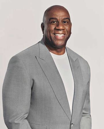 Earvin 'Magic' Johnson headshot Earvin 'Magic' Johnson headshot