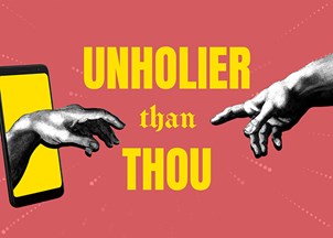 <p>Phillip Picardi's new podcast, Unholier Than Thou</p>