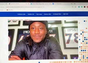 <p>Virtual Programming: Brandon Marshall lends his celebrity - backed by commitment - to the record setting International OCD Foundation's virtual conference</p>