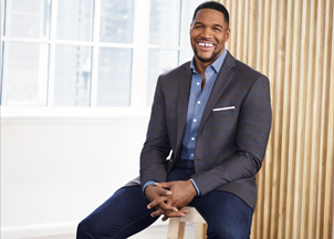 <p><strong>Multihyphenate mogul Michael Strahan motivates audiences to ‘Wake Up Happy’ and follow his inspiring rules for success</strong></p>