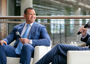 <p><strong>An iconic athlete and ground-breaking business mogul, Alex Rodriguez receives rave reviews at every event</strong></p>