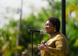 <p><strong>Innovative leader Stacey Abrams receives rave reviews for her events – <em>“one of the great orators of our time”</em></strong></p>