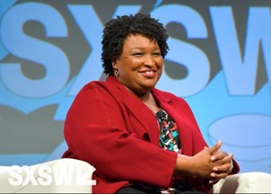 <p>Stacey Abrams delivers a 