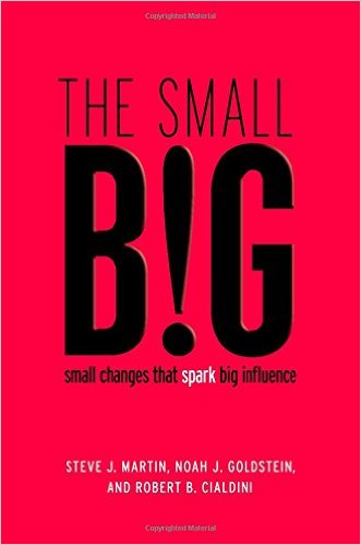 The small BIG: small changes that spark big influence