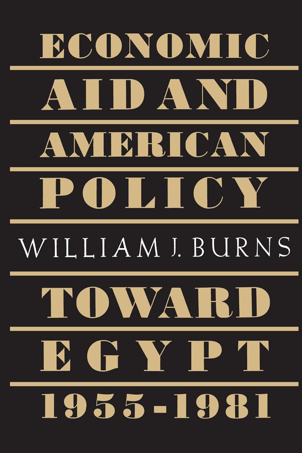 Economic Aid and American Policy toward Egypt, 1955-1981