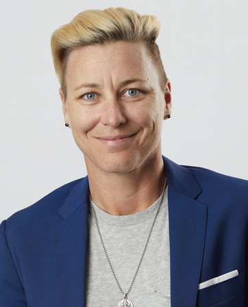 Abby Wambach headshot Abby Wambach headshot